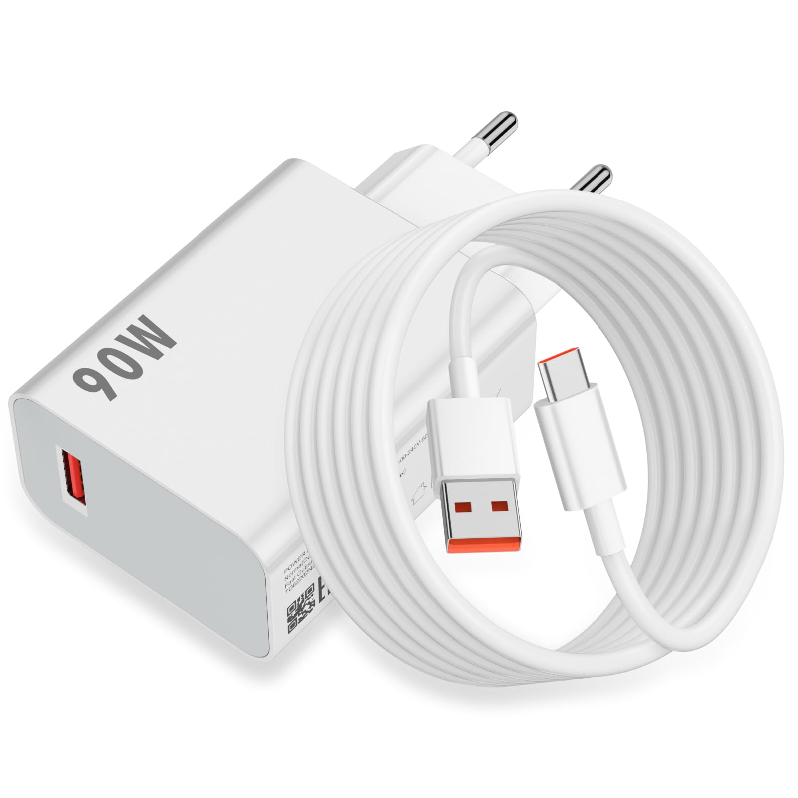 Poco X7 Pro 本体 90W充電器付き 90W Charger and 2 Meter Cable for Xiaomi Poco X7 Pro 5G F7 F6